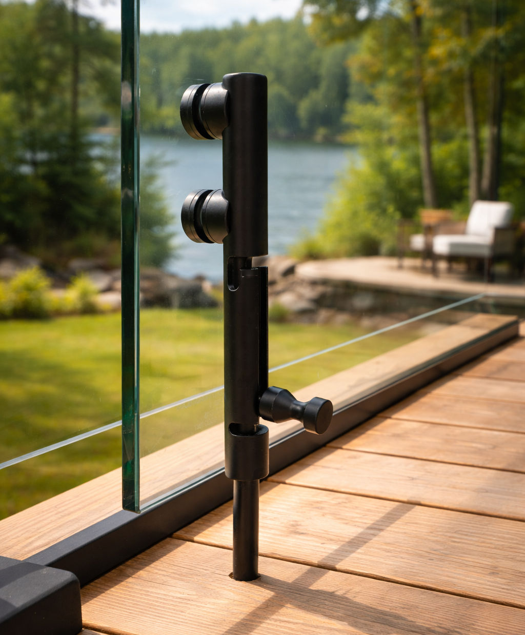 Glass Gate Floor Lock 