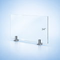 Panneau en verre trempé 1/2 po (12 mm) – hauteur 34 po